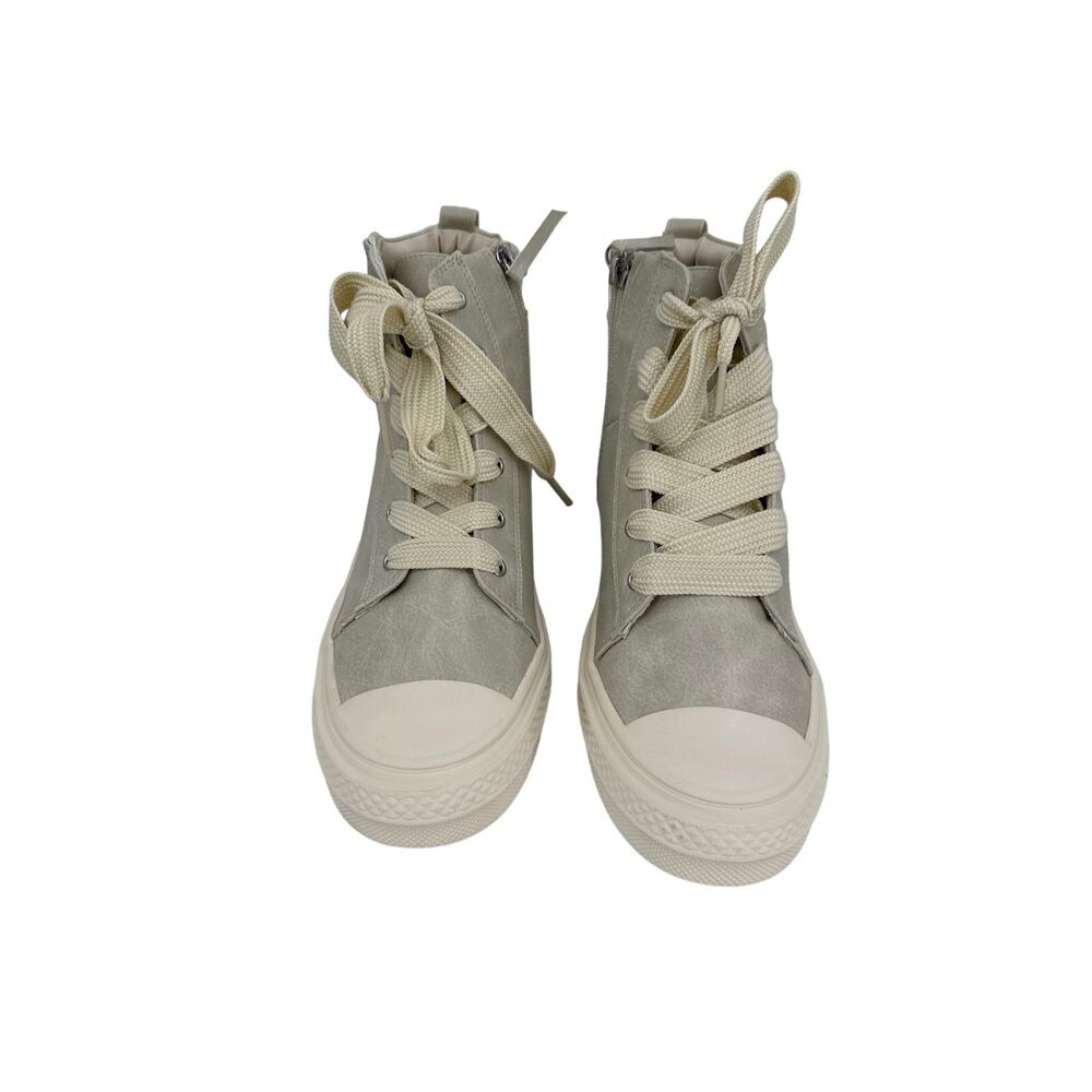 NEW Yellow Box Valter High Top Gray White Casual Sneakers Women’s 8